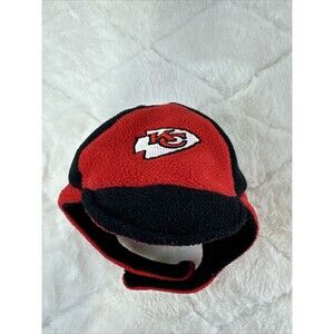 Kansas City Chiefs NFL Team Apparel Cuffed Youth Red/Black  Beanie. 3-5 Y